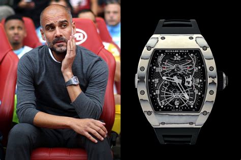 richard mille uhr pep guardiola|Pep Guardiola wrist watch.